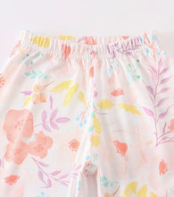 Load image into Gallery viewer, Lilac Floral Ruffle Lounge Set