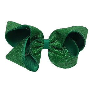 Green Glitter Bow (Medium Size)