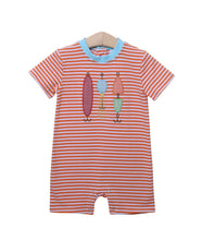 Load image into Gallery viewer, Jellybean Fishing Lure Applique Romper