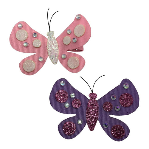 Sculpted Butterfly Clip Bow