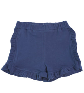 Jellybean by Smock Candy Knit Cotton Shorts- Navy