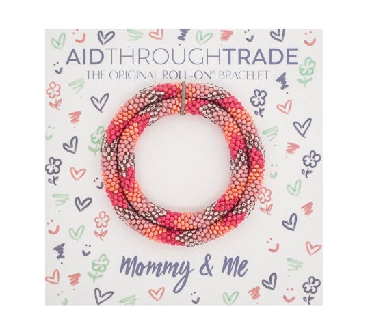 Mommy & Me Roll-On® Bracelets Grapefruit - Set of 2